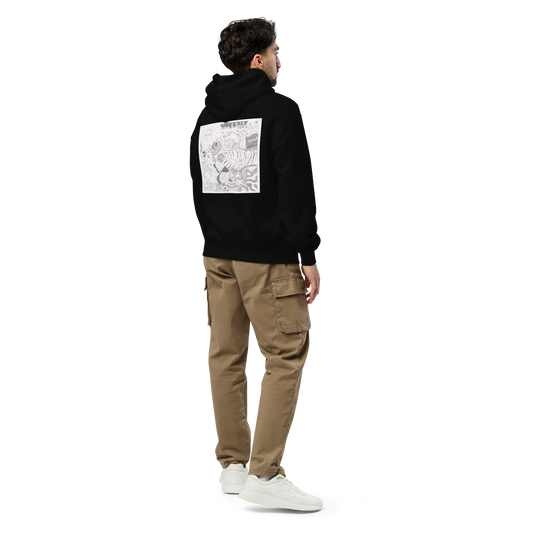 Unisex Oversized Hoodie (Black)