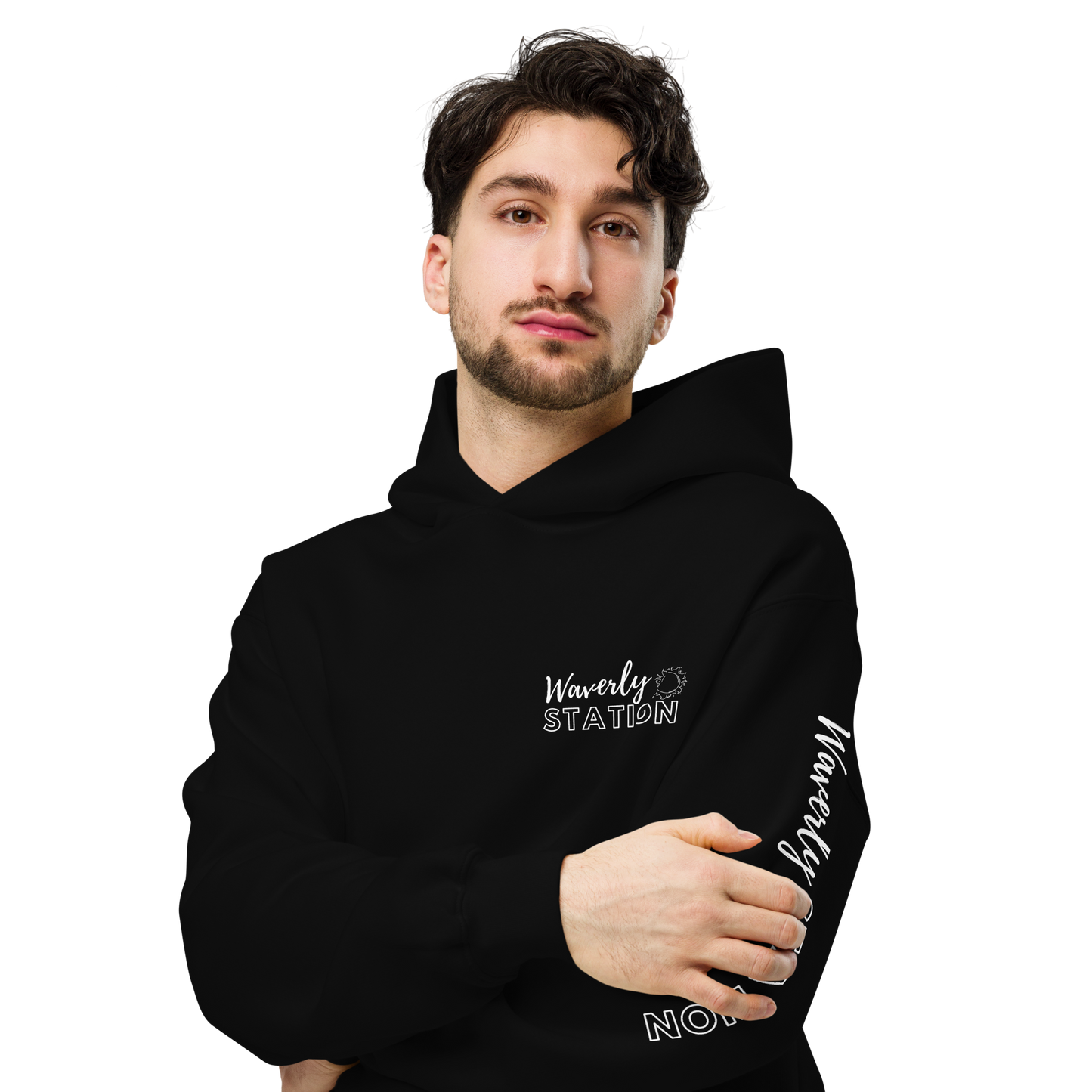 Unisex Oversized Hoodie (Black)
