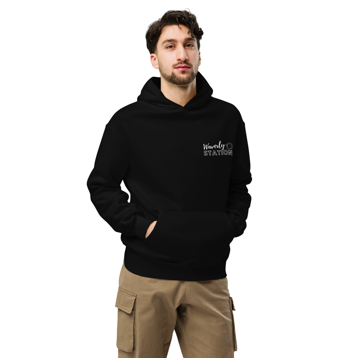 Unisex Oversized Hoodie (Black)
